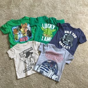 Bundle of 5 Boys Shirts from Target and Old Navy