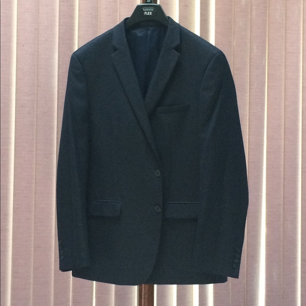 VanHeusen Navy blazer.
