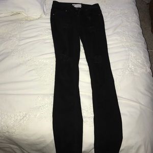 Black skinny jeans