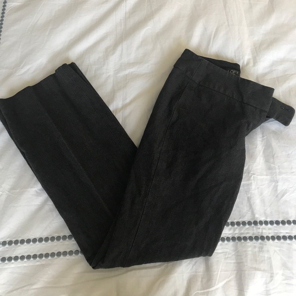 Loft Herringbone Dress Pants - 00P