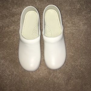 White Sanita Clogs