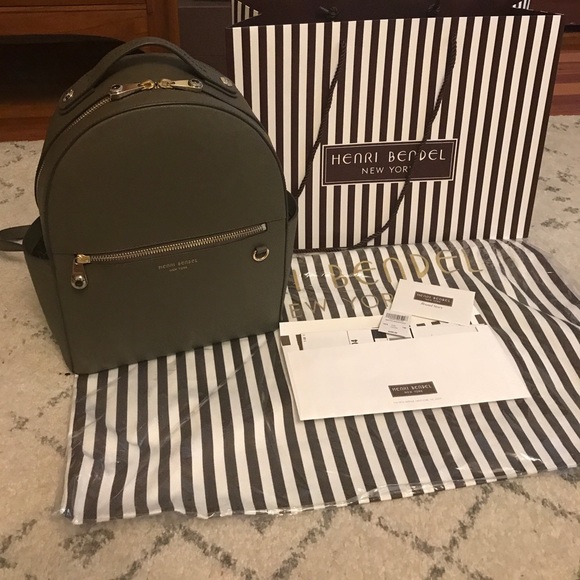 henri bendel Handbags - Henri Bendel West 57th Backpack Olive Green