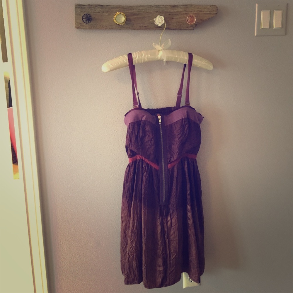 free people purple ombré dress