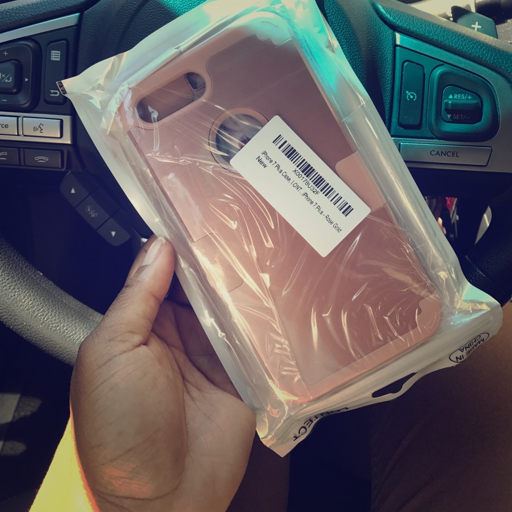 Iphone 7 plus rose gold case