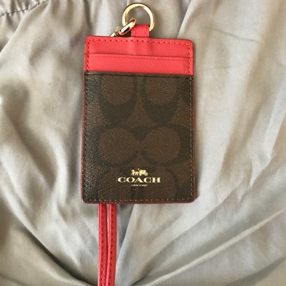 Coach lanyard