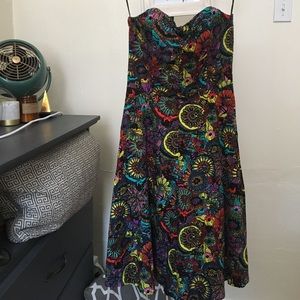 NooWorks XL strapless Midi dress