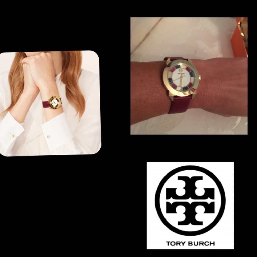 TORY BURCH•Whitney Deco Leather•Mother Pearl - Picture 3 of 8