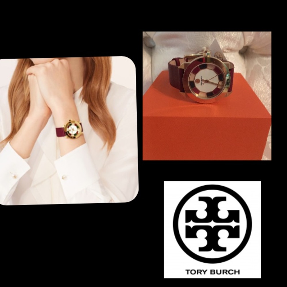 TORY BURCH•Whitney Deco Leather•Mother Pearl - Picture 5 of 8