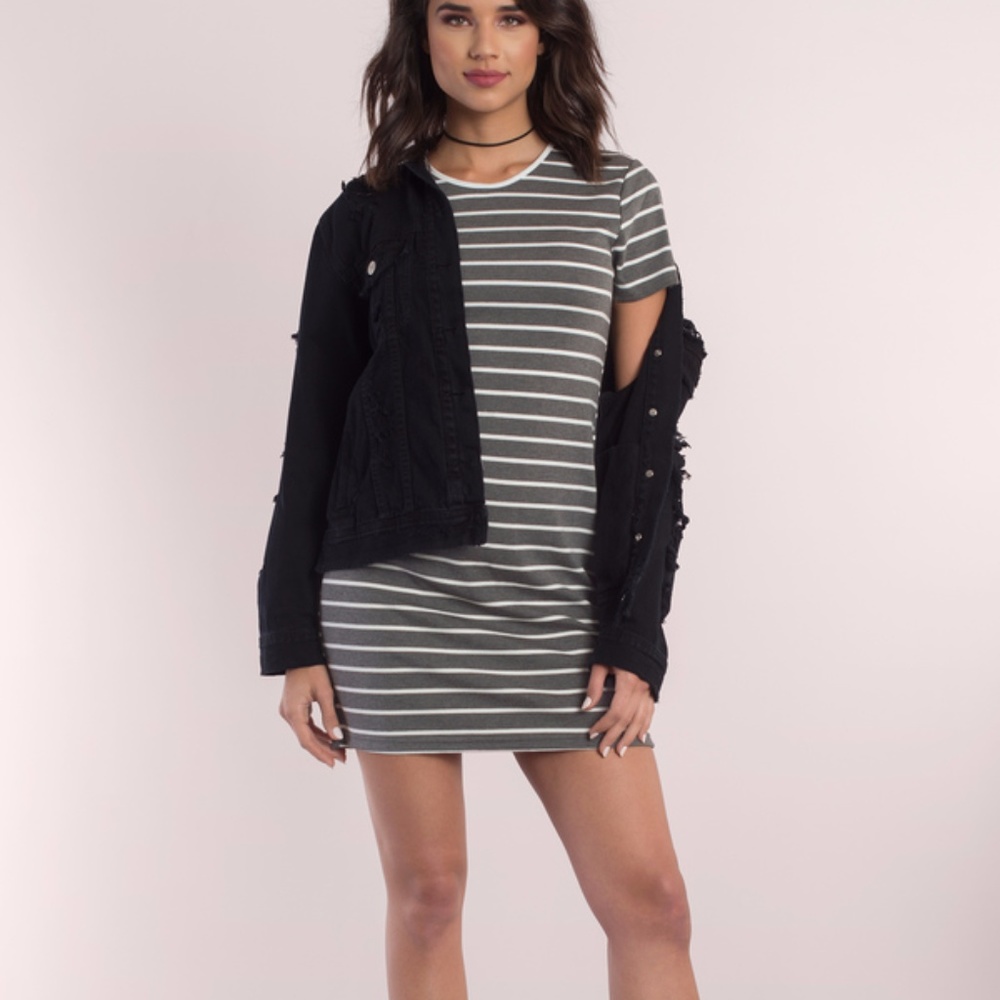 Striped T Shirt Dress