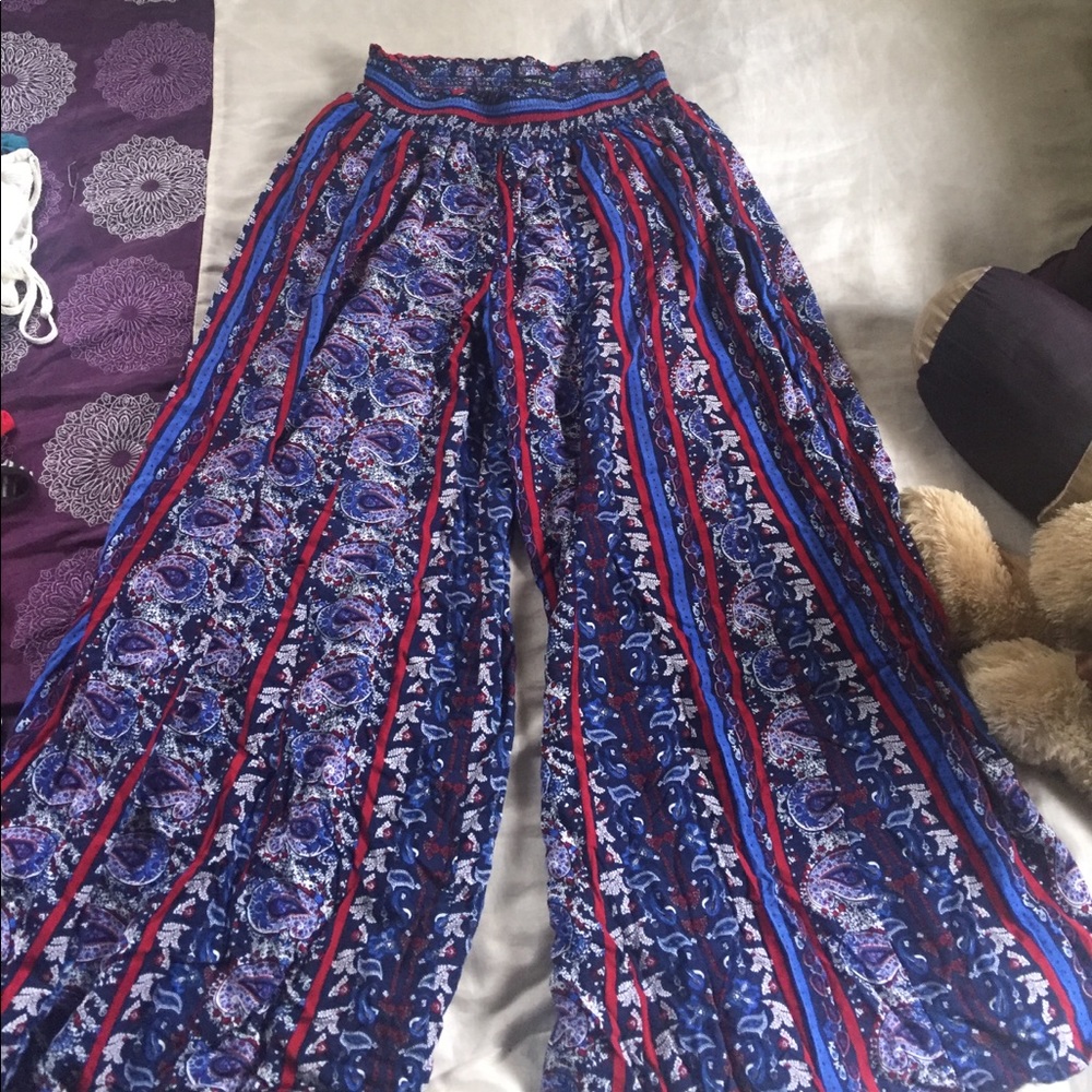 Cute Boho Paisley Pants
