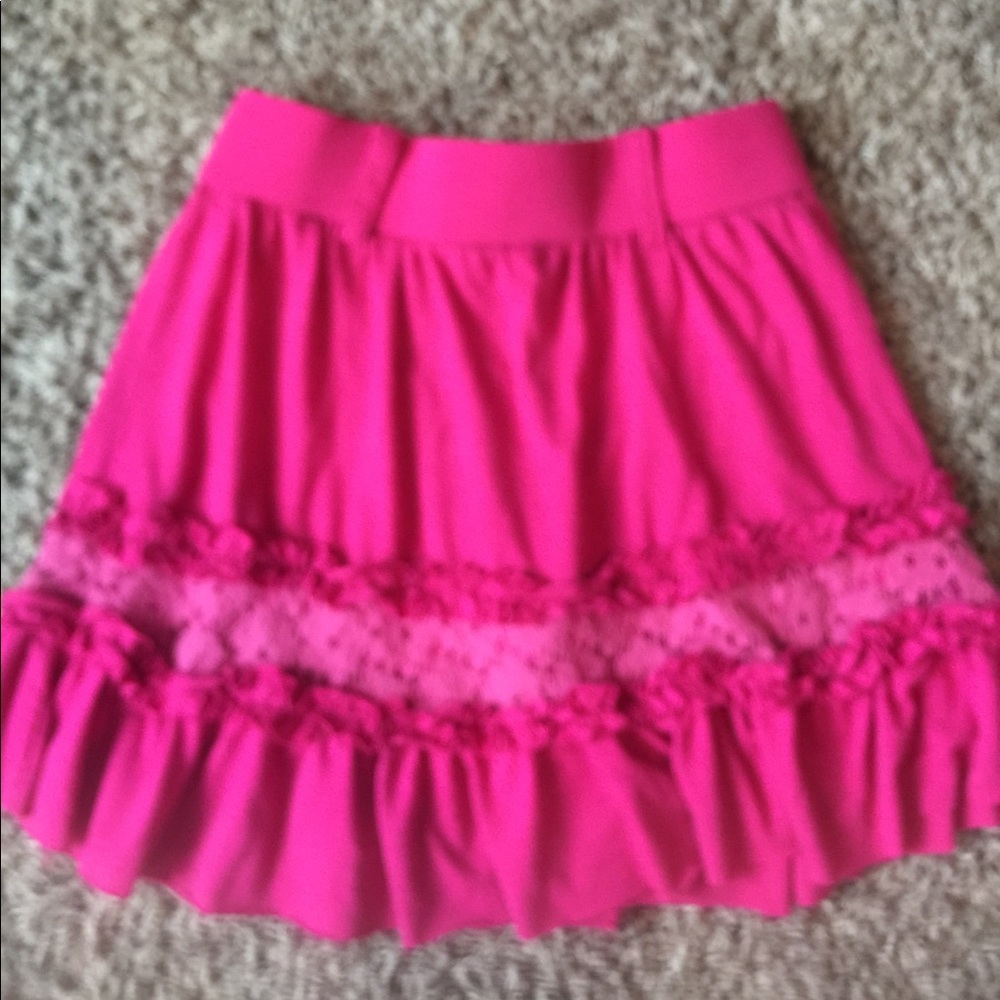 Girl flower skirt