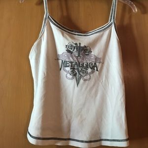 Metallica cropped tank