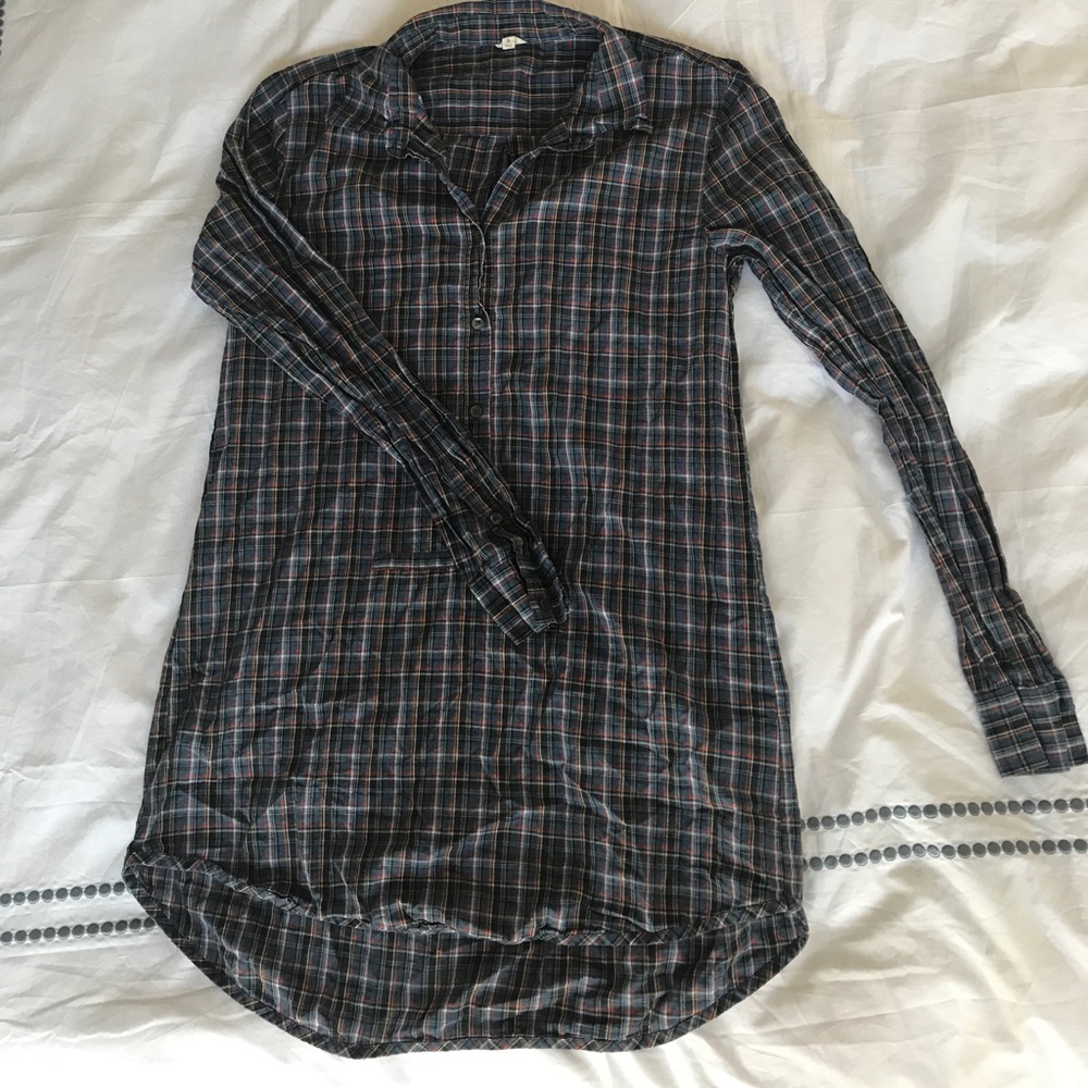 J Crew Plaid Nightgown - Small