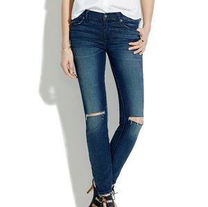 New Madewell skinny skinny jean destructed 27