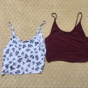 2 crop tops