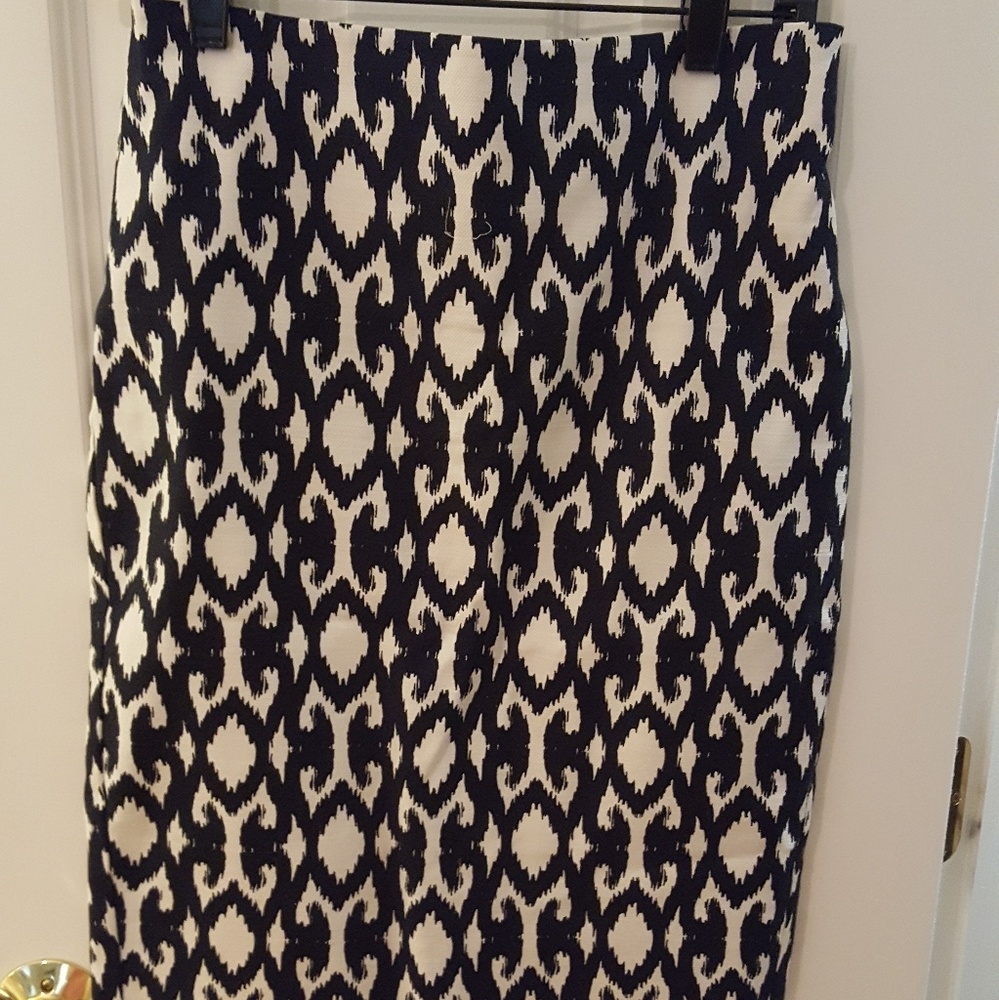 Ann Taylor ikat pencil skirt