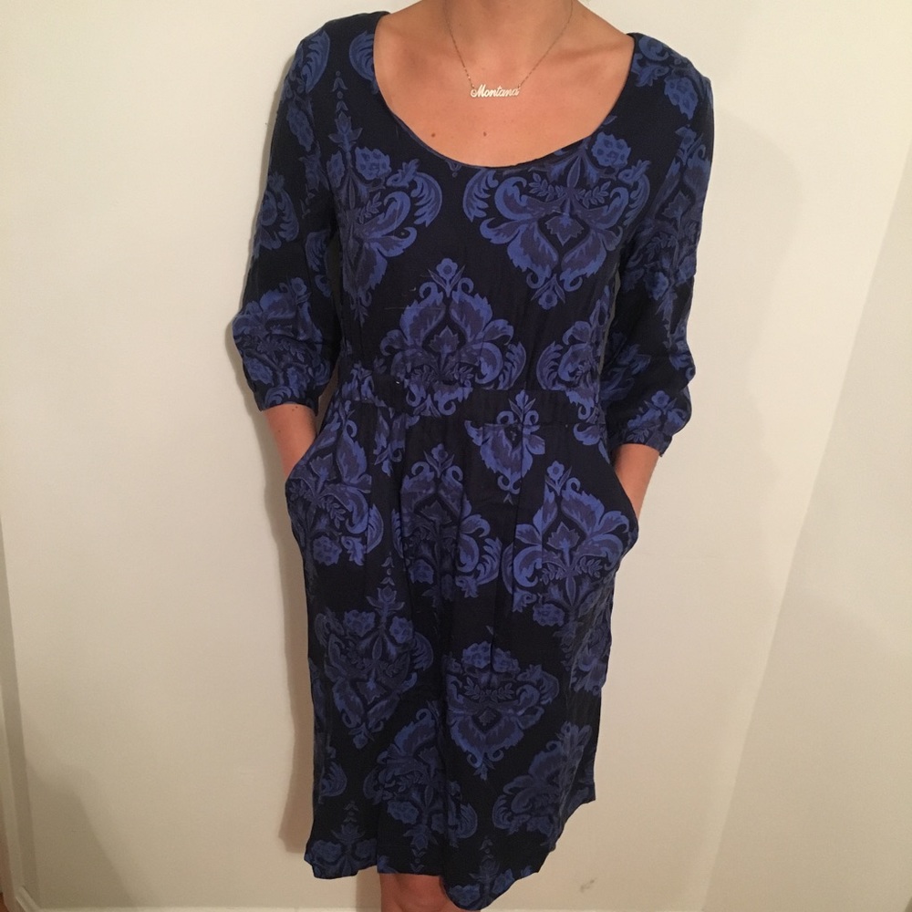 Blue dress