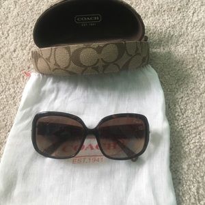 Tortoise Coach Sunglasses