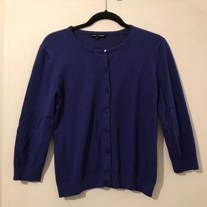 Cable and Gauge 3/4 length sleeve cardigan