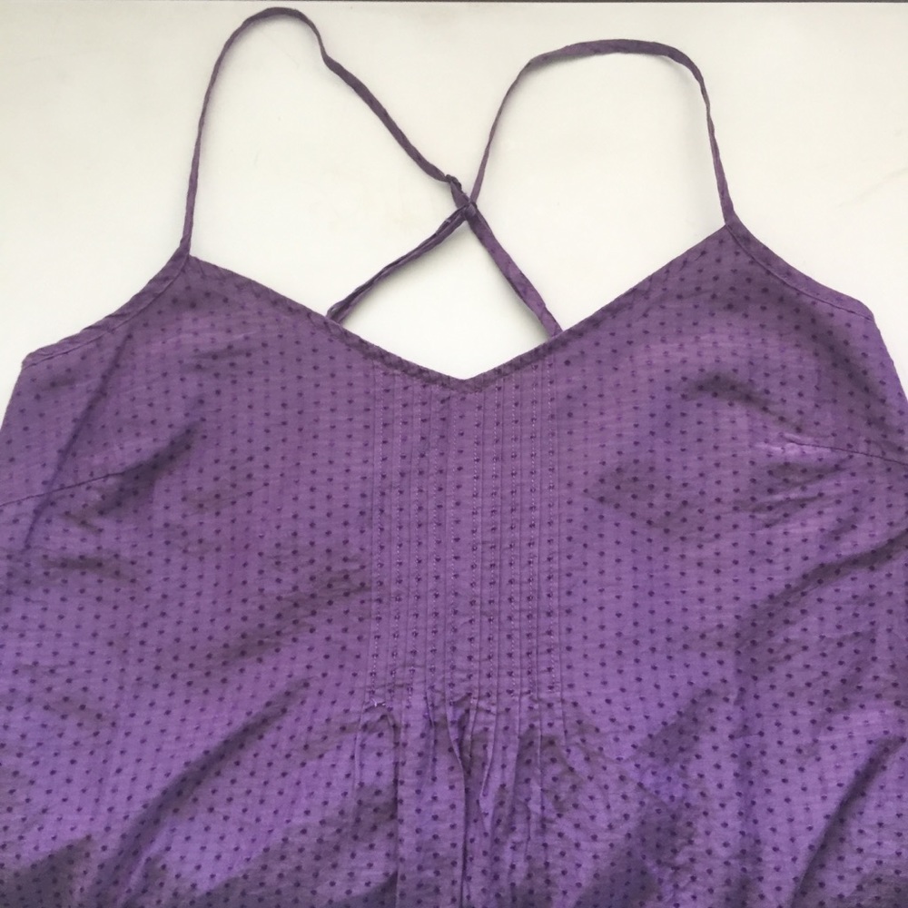 Purple Spaghetti Strap Top