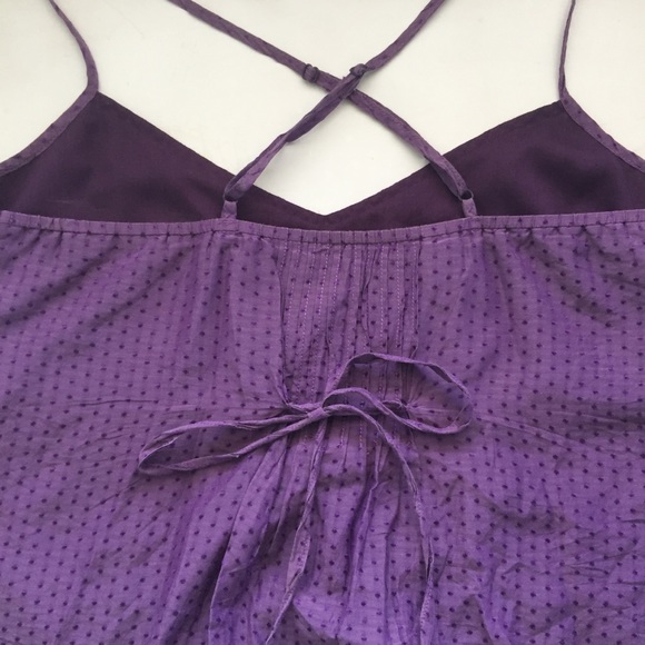 Purple Spaghetti Strap Top - Picture 3 of 3