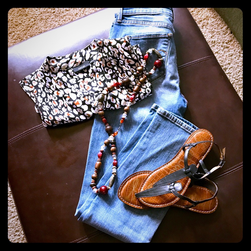 Levi's Demi curve straight leg jeans.