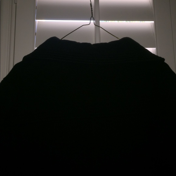 Black Pea Coat - Picture 3 of 4