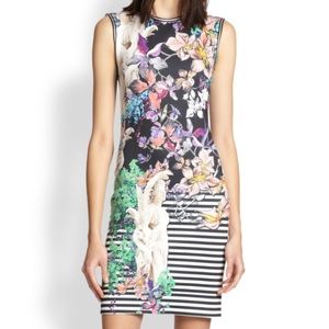 Clover Canyon "enchanted garden" body con dress