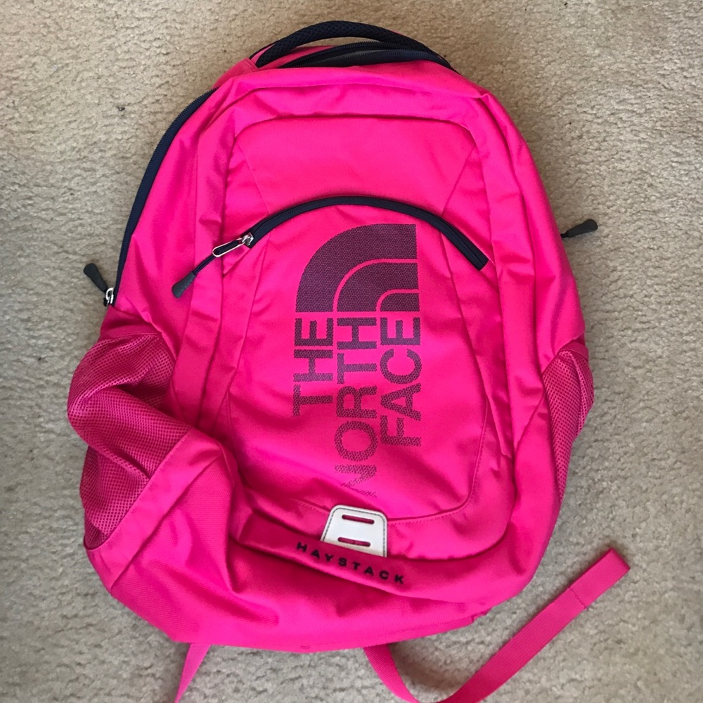 Brand New North Face pink backpack