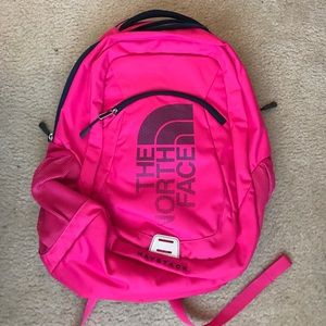 Brand New North Face pink backpack