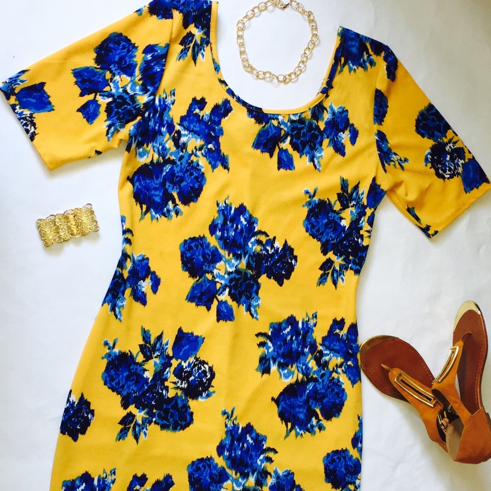 Sexy Floral Body Con