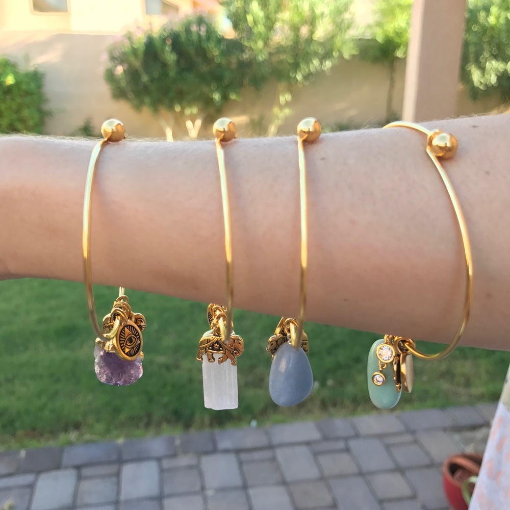 Gemstone bracelets