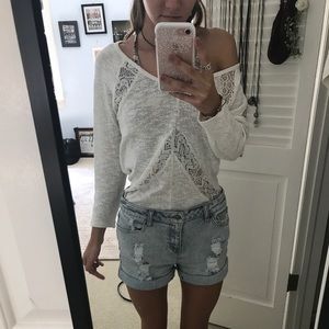 Charlotte Russe Detailed Knit Sweater