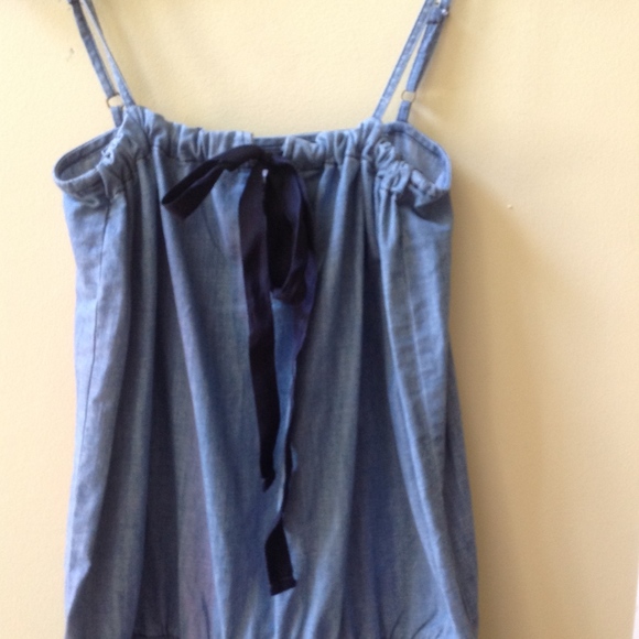 SEVEN7 Lagoon Blue Spaghetti Strap Romper - Picture 3 of 6
