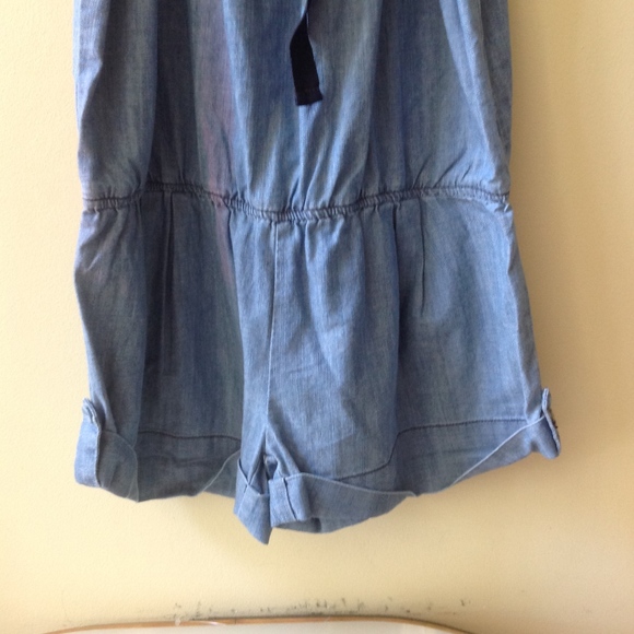 SEVEN7 Lagoon Blue Spaghetti Strap Romper - Picture 4 of 6