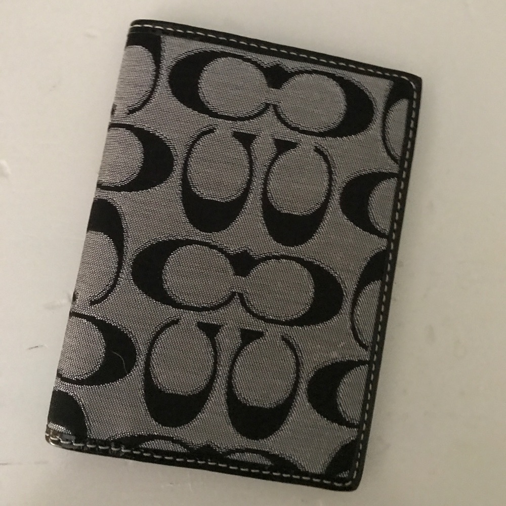 Coach passport cover