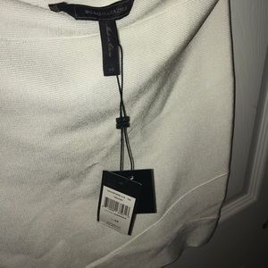 BCBG "silvie" white skirt NWT