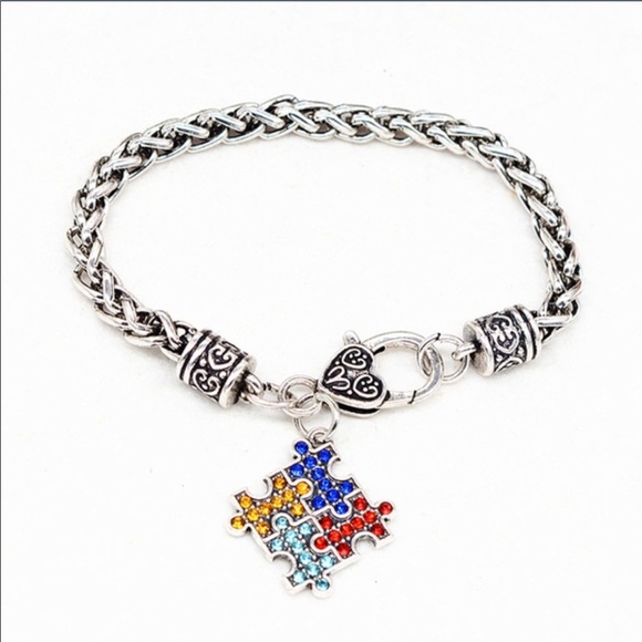 ⚠️RESTOCKING⚠️  Autism Awareness Charm Bracelet - Picture 2 of 2
