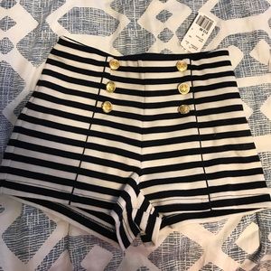 Stripped forever 21 shorts
