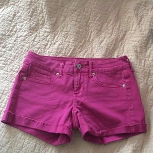 Pink shorts