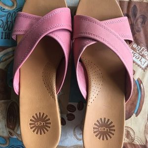 Brand new UGG wedge sandals