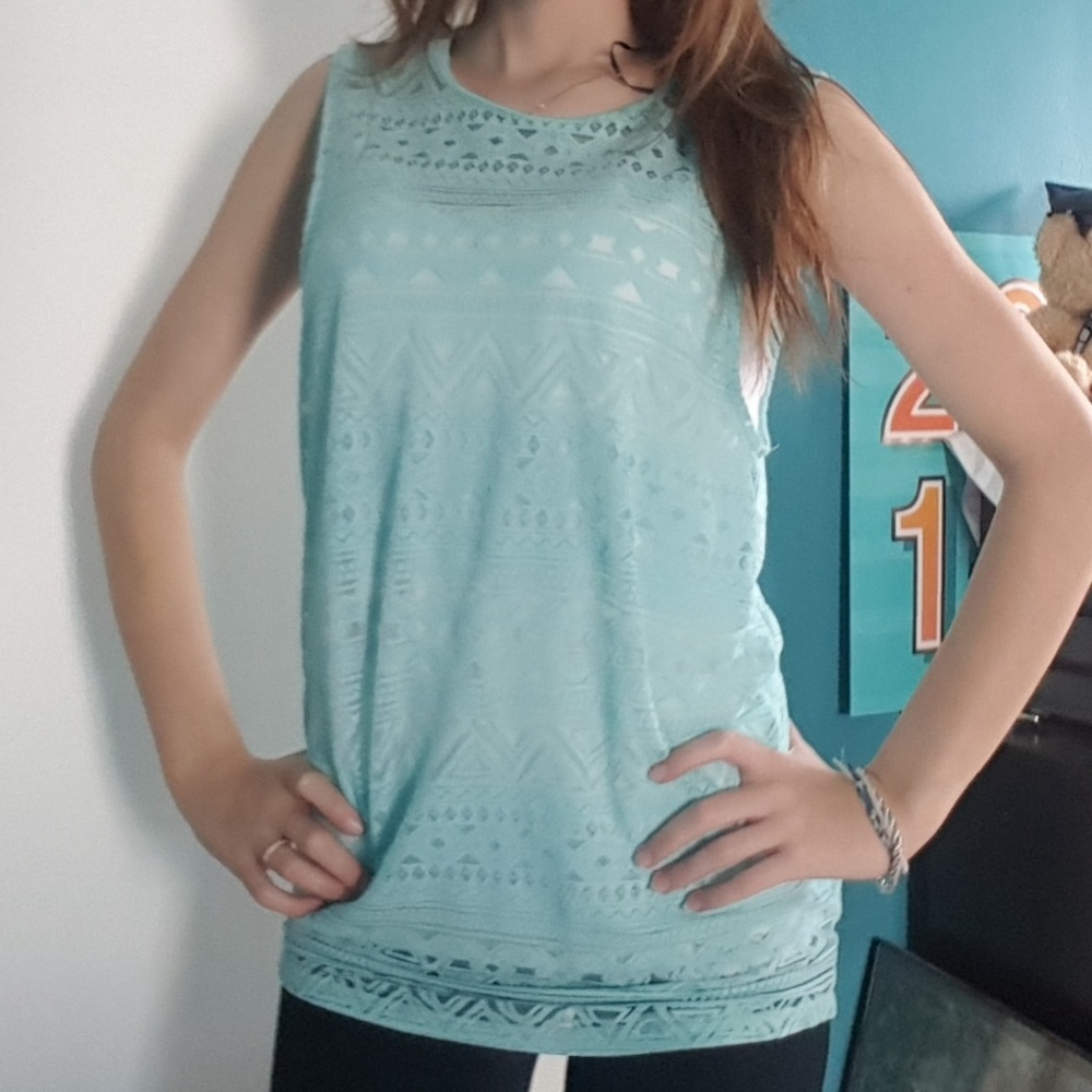 H&M Divided Sheer Tank-Top