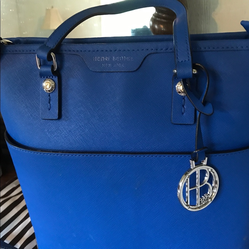 Henri Bendel handbag cobalt blue.