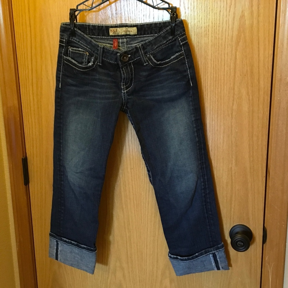 BKE denim capri