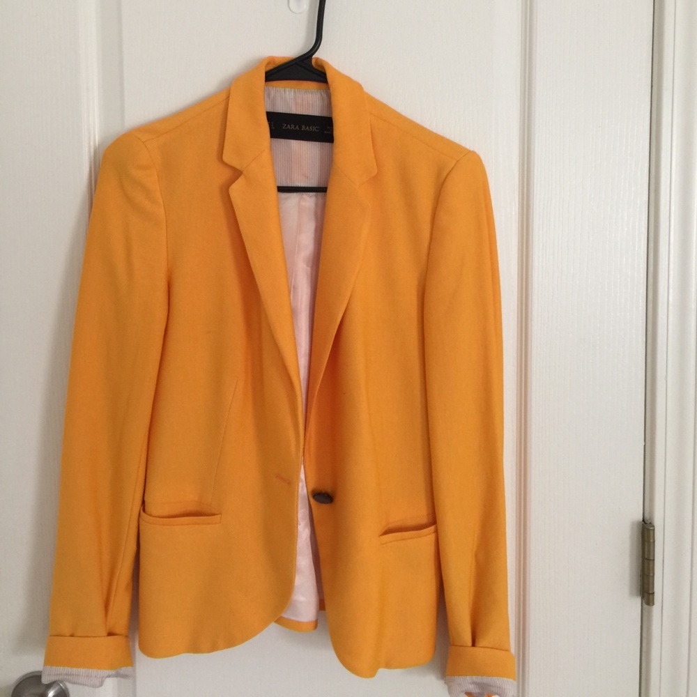 Zara yellow blazer