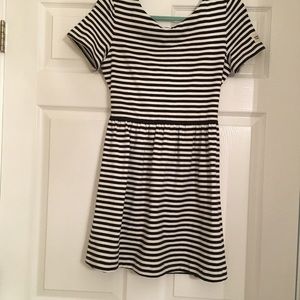 Kaye Spade Black and white stripe dress