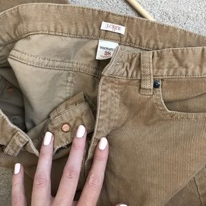 J.Crew corduroy toothpick pants