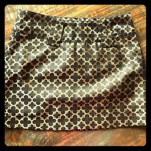 Gold & Black Metallic Skirt .