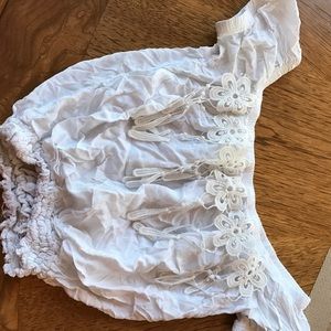 Floral off the shoulder top