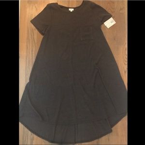Lularoe Carly Dress - Dark Gray - XL